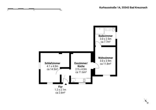 Altstadt Apartment Am Wasser Mit Parkplatz Und Riesigem Garten باد كروزناش المظهر الخارجي الصورة